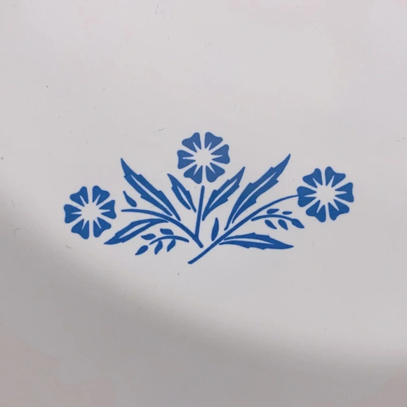 Vintage Corningware  Blue Cornflower Round Pie Plate Pie Dish - Picture 2 of 15